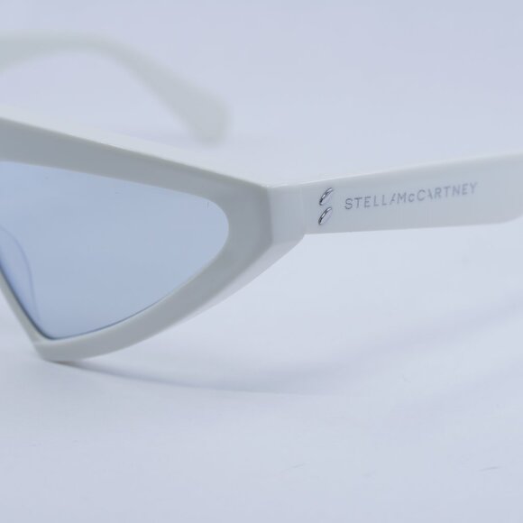 Stella McCartney SC40045I 25C Sunglasses - White Frame, Silver Lenses main image 5